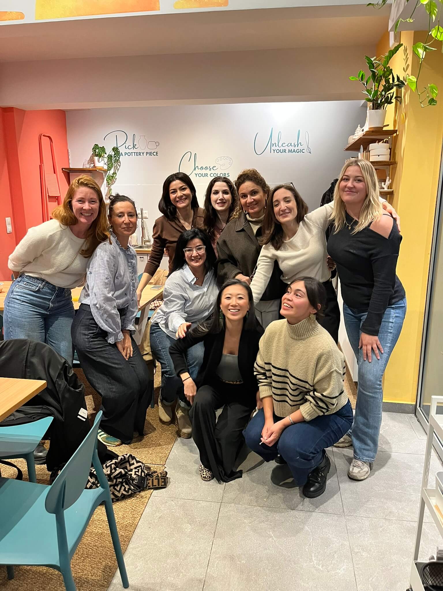 Greek group lessons students community
