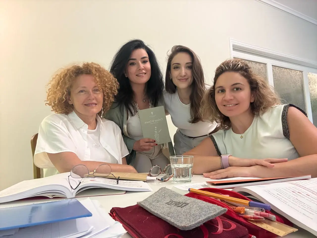 Greek class in progress at our school in Kifisia, Athens